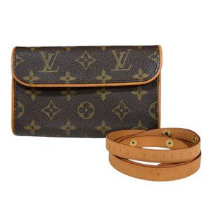 LOUIS VUITTON Brown Monogram Fanny Pack